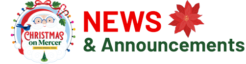 Christmas on Mercer News & Announcements