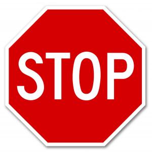Stop sign