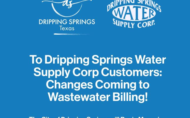 Wastewater Billing Changes graphic